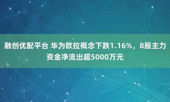 融创优配平台 华为欧拉概念下跌1.16%，8股主力资金净流出超5000万元
